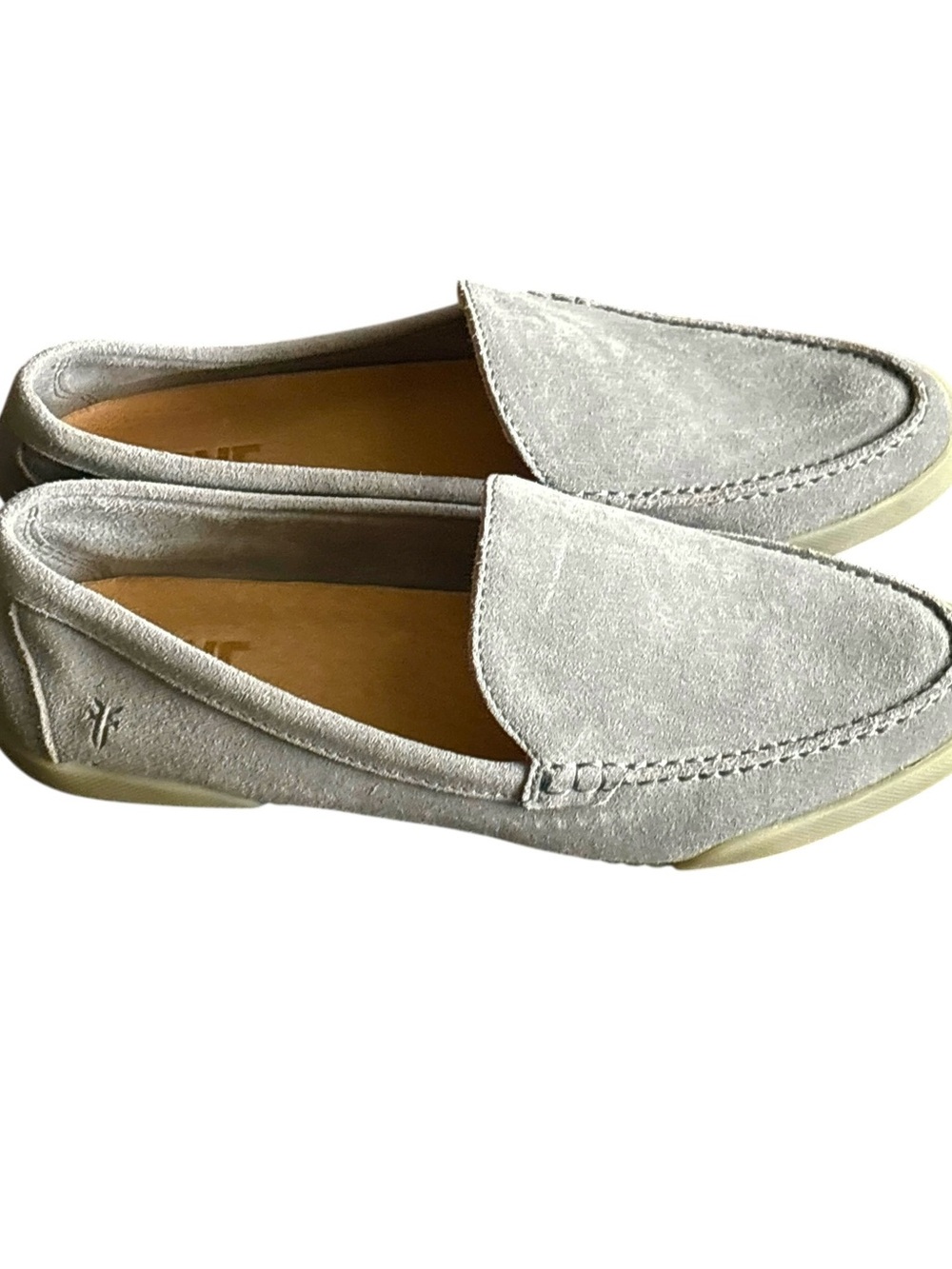 Frye Womens Melanie Skimmer Suede Leather Loafers Blue Size 7 Slip On